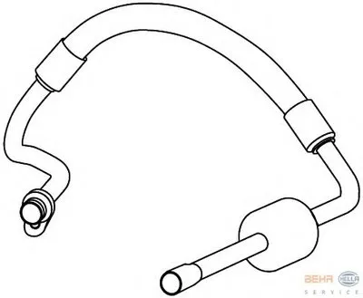 Трубопровод низкого давления, кондиционер BEHR HELLA SERVICE HELLA купить