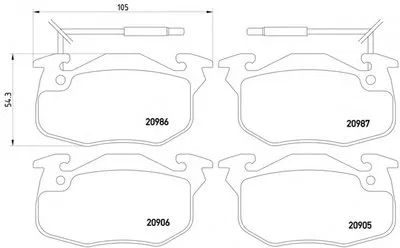 Комплект тормозных колодок, дисковый тормоз HELLA PAGID купить