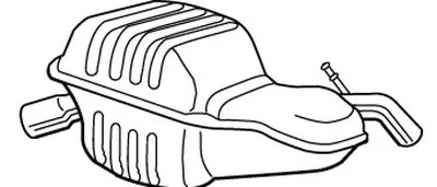 Глушитель выхлопных газов конечный WALKER купить