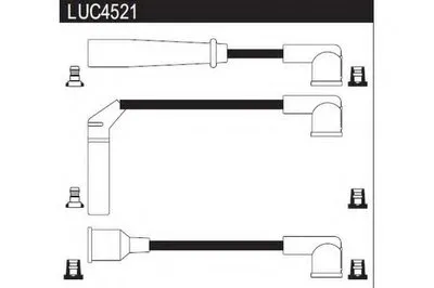 Комплект проводов зажигания LUCAS ELECTRICAL купить