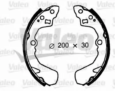 Комплект тормозных колодок VALEO купить