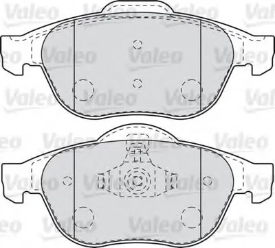 Комплект тормозных колодок, дисковый тормоз VALEO купить