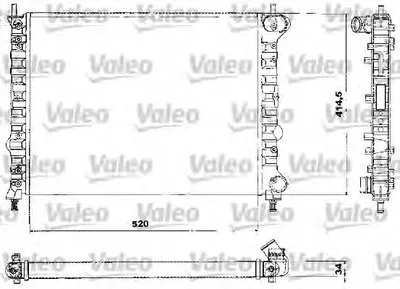 Радиатор, охлаждение двигателя VALEO купить