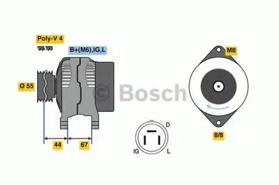 Генератор BOSCH купить
