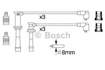 Комплект проводов зажигания