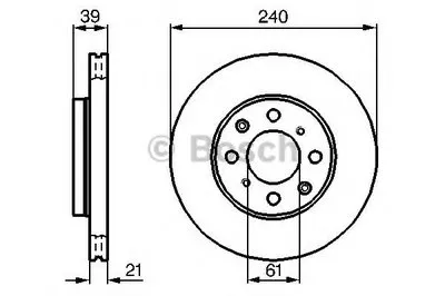 Тормозной диск BOSCH купить