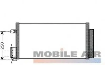 Конденсатор, кондиционер VAN WEZEL купить