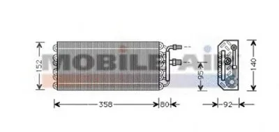 Испаритель, кондиционер VAN WEZEL купить