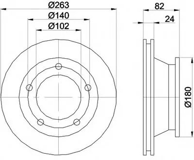 Тормозной диск MINTEX купить