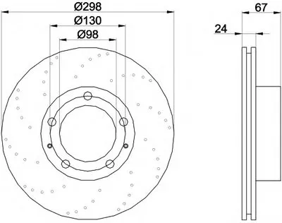 Тормозной диск OE-Line TEXTAR купить