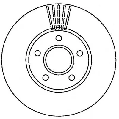 Тормозной диск JURID купить
