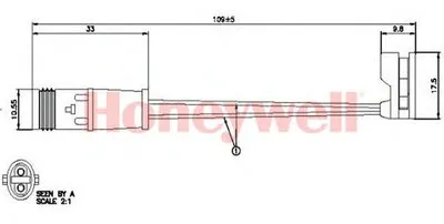 Сигнализатор, износ тормозных колодок JURID купить