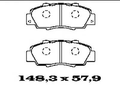 Комплект тормозных колодок, дисковый тормоз FTE купить