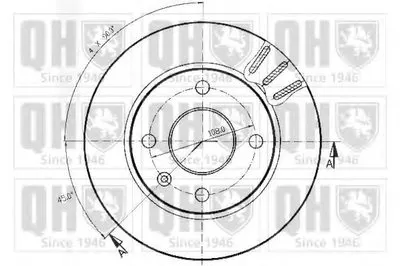 Тормозной диск QUINTON HAZELL купить