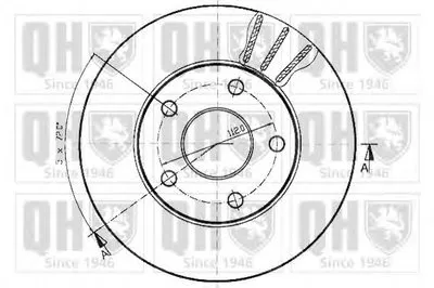 Тормозной диск QUINTON HAZELL купить