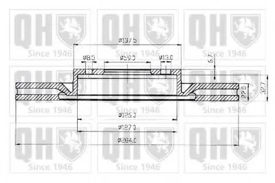 Тормозной диск QUINTON HAZELL купить