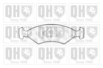 Комплект тормозных колодок, дисковый тормоз QUINTON HAZELL купить