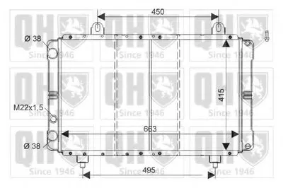 Радиатор, охлаждение двигателя QUINTON HAZELL купить