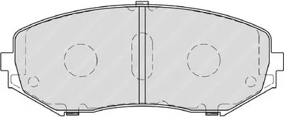 Комплект тормозных колодок, дисковый тормоз PREMIER FERODO купить