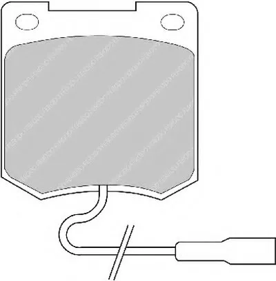 Комплект тормозных колодок, дисковый тормоз PREMIER FERODO купить