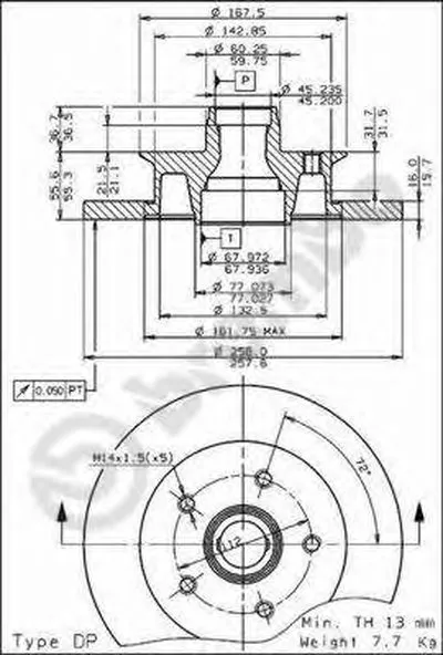 Тормозной диск AP купить