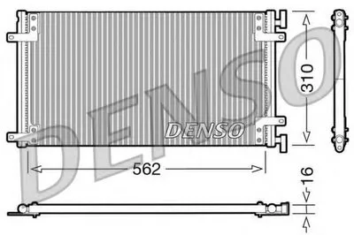 Конденсатор, кондиционер DENSO купить