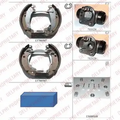 Комплект тормозных колодок DELPHI купить