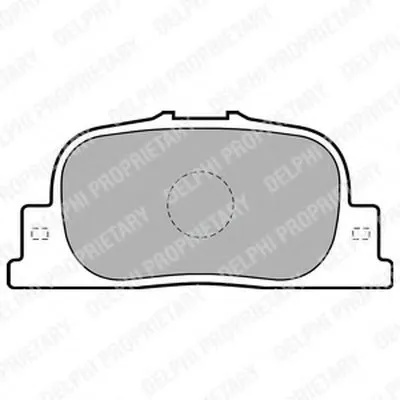Комплект тормозных колодок, дисковый тормоз DELPHI купить