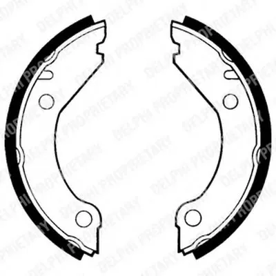 Комплект тормозных колодок, стояночная тормозная система DELPHI купить