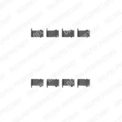 Комплектующие, колодки дискового тормоза DELPHI купить