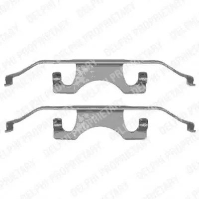 Комплектующие, колодки дискового тормоза DELPHI купить