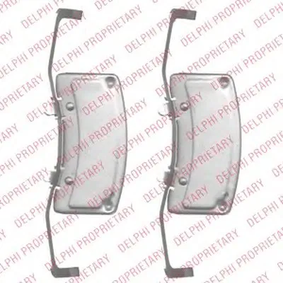 Комплектующие, колодки дискового тормоза DELPHI купить
