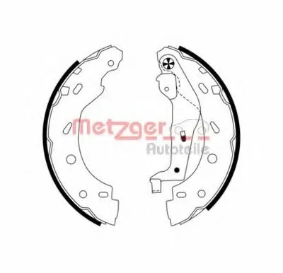 Комплект тормозных колодок METZGER купить