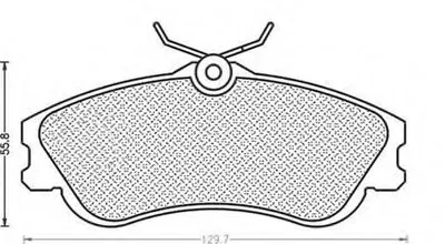 Комплект тормозных колодок, дисковый тормоз MAGNETI MARELLI купить