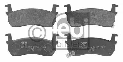 Комплект тормозных колодок, дисковый тормоз FEBI BILSTEIN купить