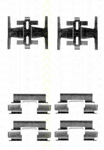 Комплектующие, колодки дискового тормоза TRISCAN купить