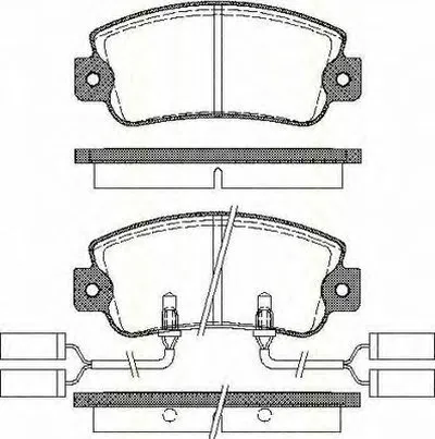 Комплект тормозных колодок, дисковый тормоз TRISCAN купить