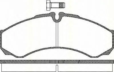 Комплект тормозных колодок, дисковый тормоз TRISCAN купить