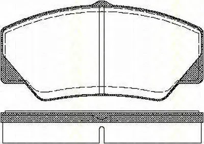 Комплект тормозных колодок, дисковый тормоз TRISCAN купить