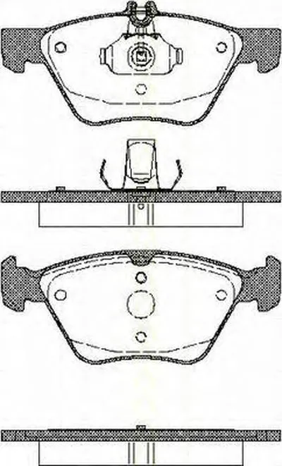 Комплект тормозных колодок, дисковый тормоз TRISCAN купить