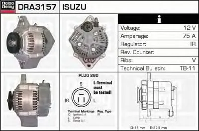 Генератор Remanufactured REMY (Light Duty) DELCO REMY купить