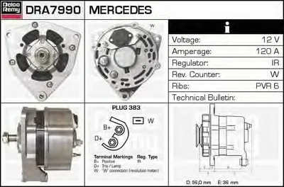 Генератор Remanufactured REMY (Light Duty) DELCO REMY купить