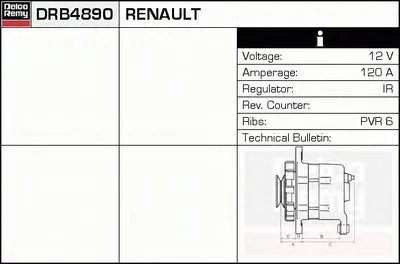 Генератор Remanufactured REMY (Light Duty) DELCO REMY купить