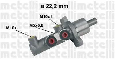 целиндер ручного тормоза METELLI купить