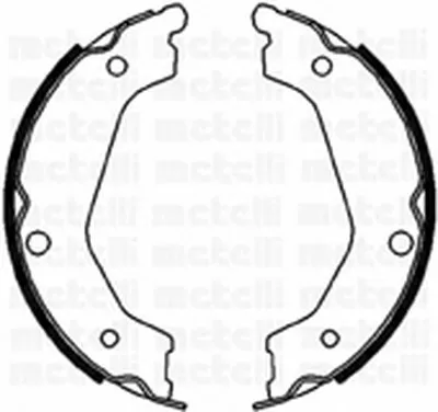 Комплект тормозных колодок, стояночная тормозная система METELLI купить