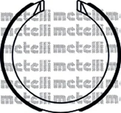 Комплект тормозных колодок, стояночная тормозная система METELLI купить
