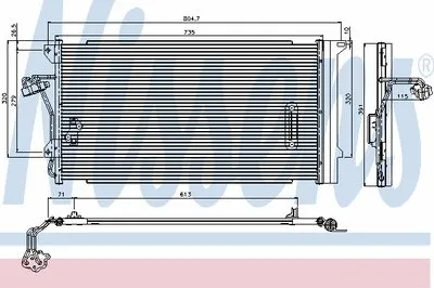Конденсатор, кондиционер NISSENS купить