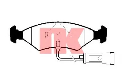 Комплект тормозных колодок, дисковый тормоз NK купить