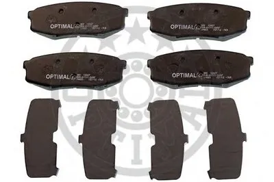 Комплект тормозных колодок, дисковый тормоз OPTIMAL купить