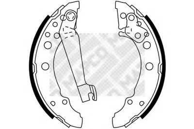 Комплект тормозных колодок MAPCO купить